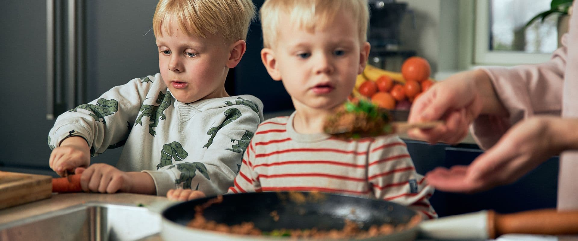 Middag til kresne barn