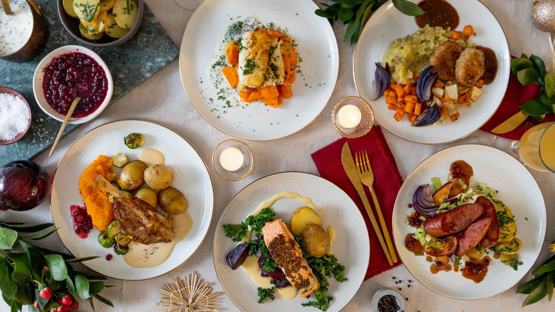 Fem lekre juleretter på menyen