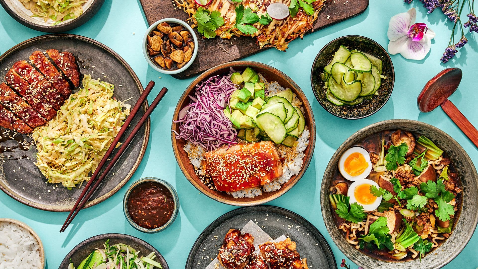 Japansk mat på menyen