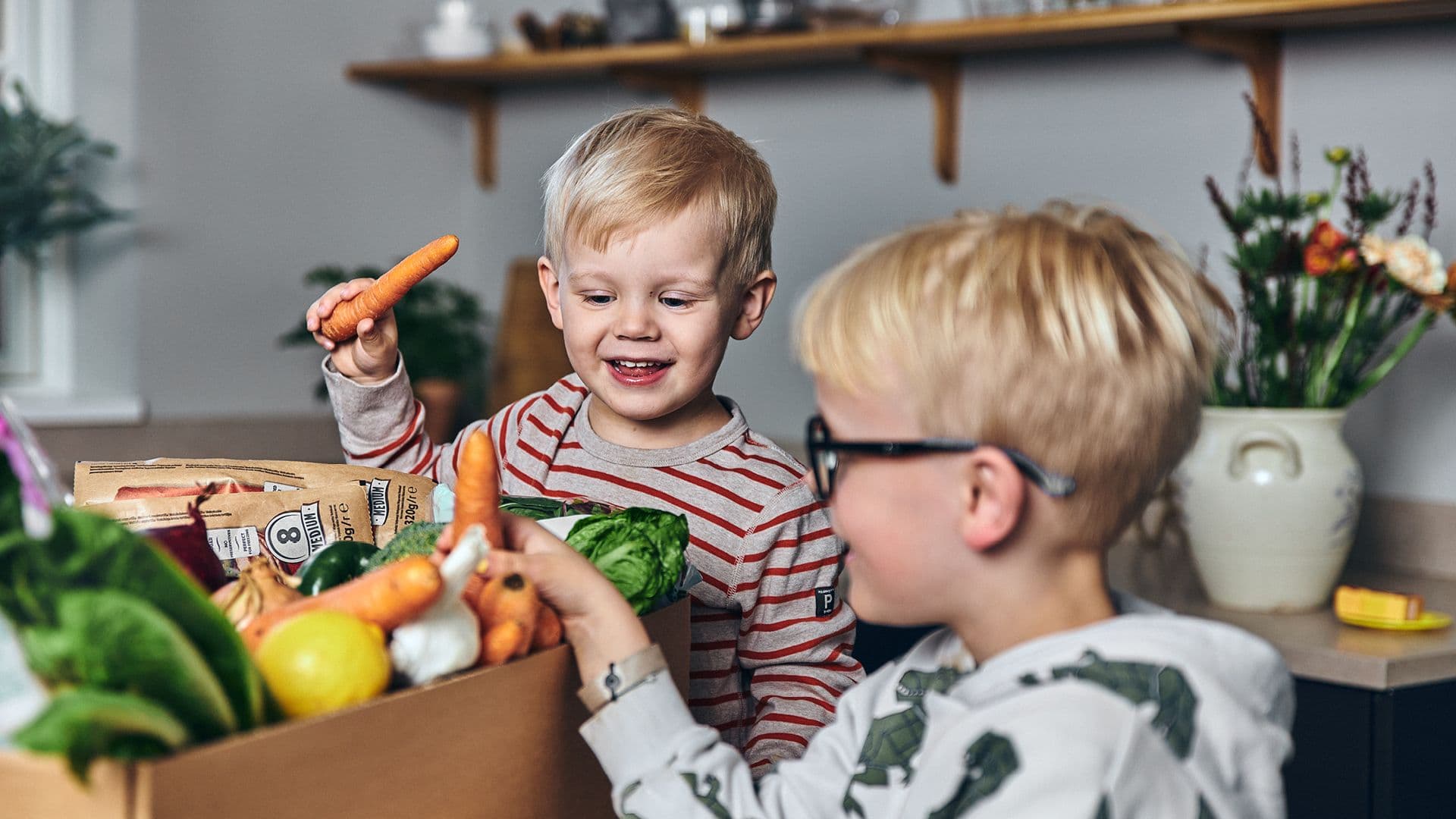 Barnevennlig middag med Godtlevert
