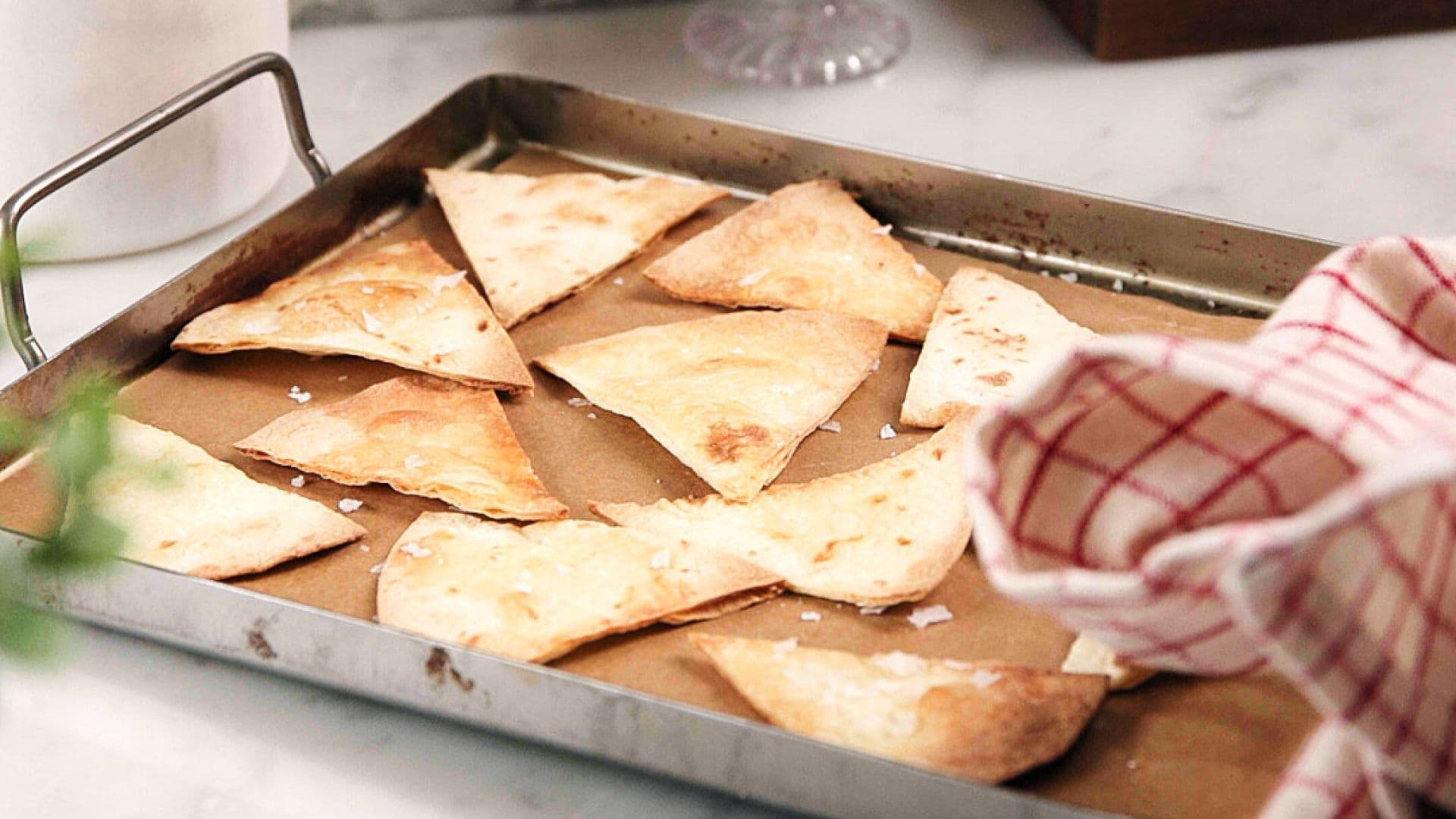 Tortillachips av rester