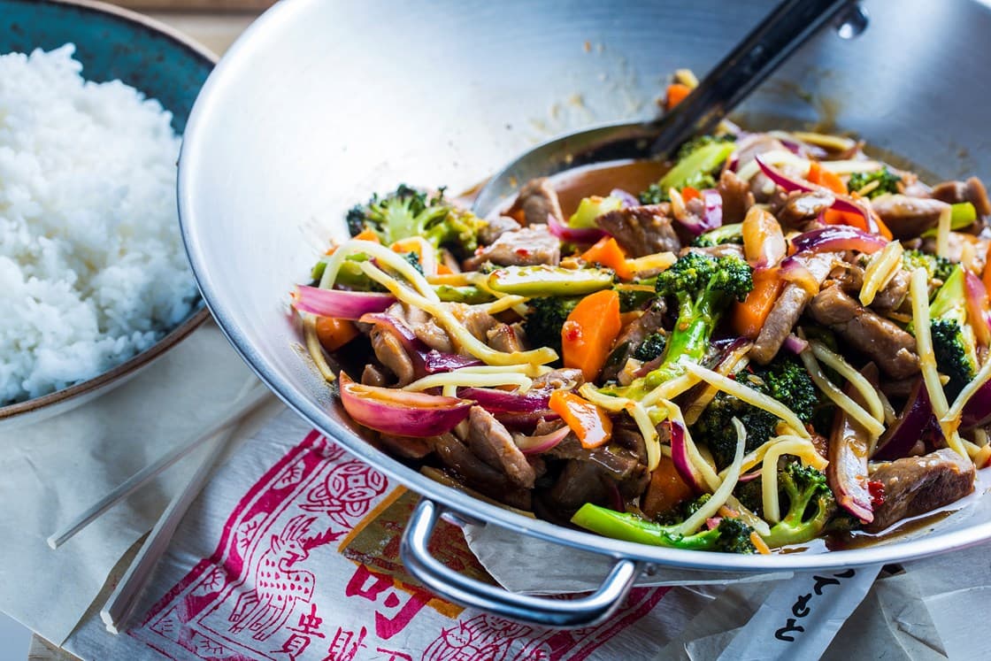 Chop suey med ris Oppskrift Godtlevert